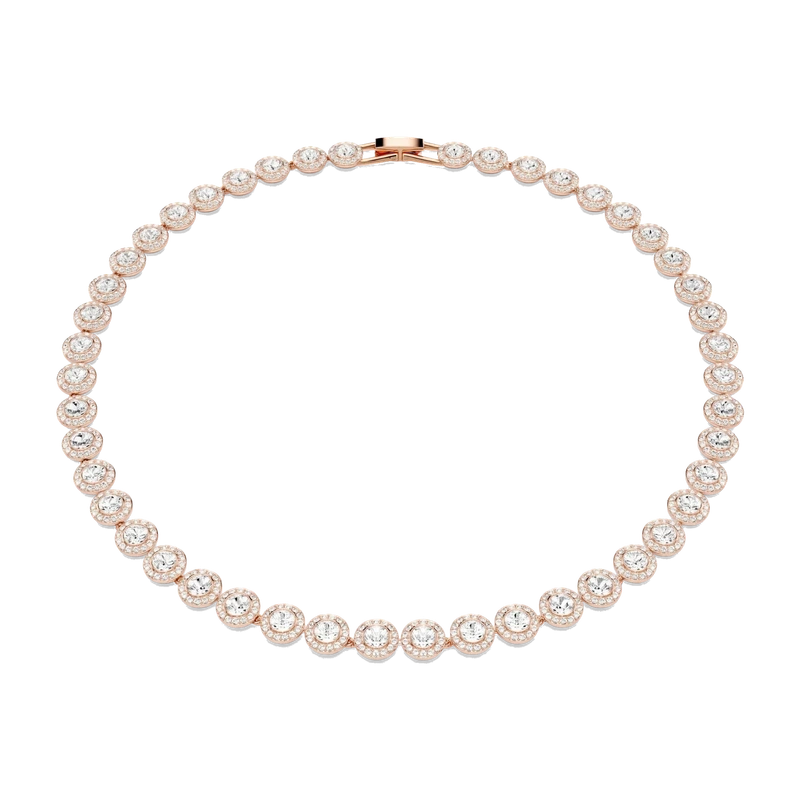 Una Angelic Necklace Medium White Rose Gold