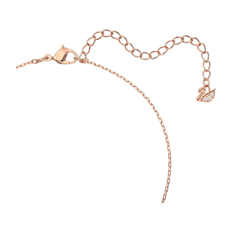Swan Pendant Pink Rose Gold