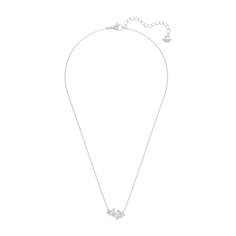 Mesmera Necklace Heart White Rhodium