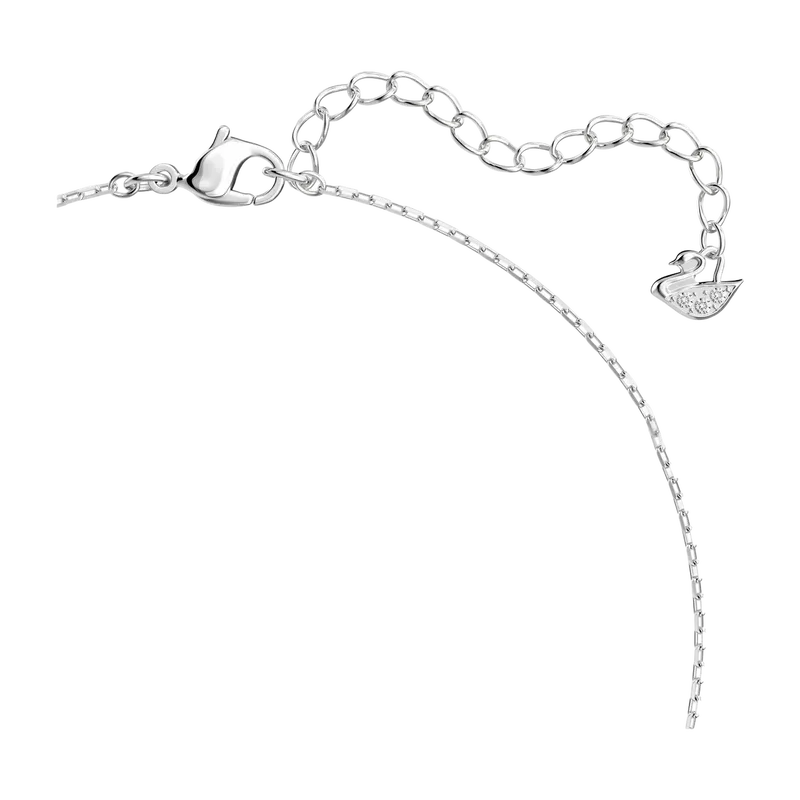 Mesmera Necklace Heart White Rhodium