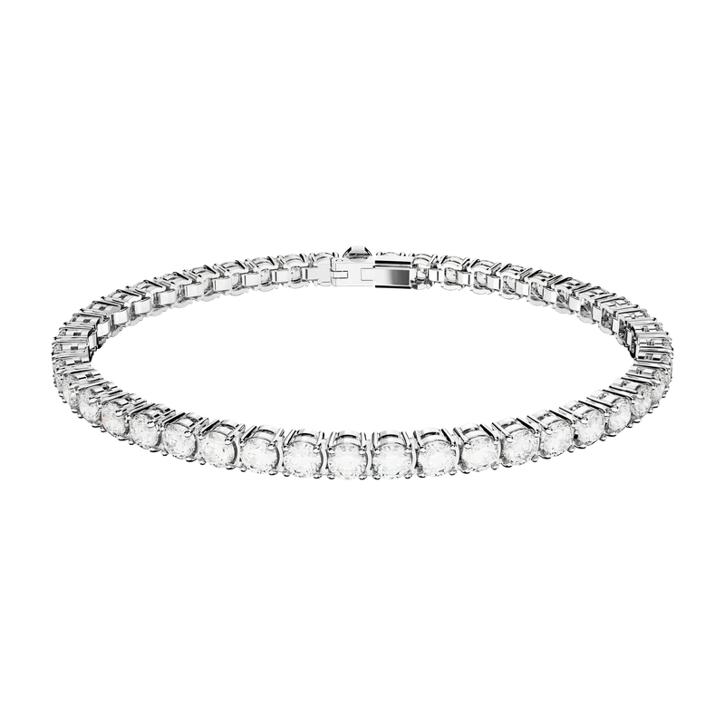 Matrix Tennis Bracelet White Rhodium 16.5 cm