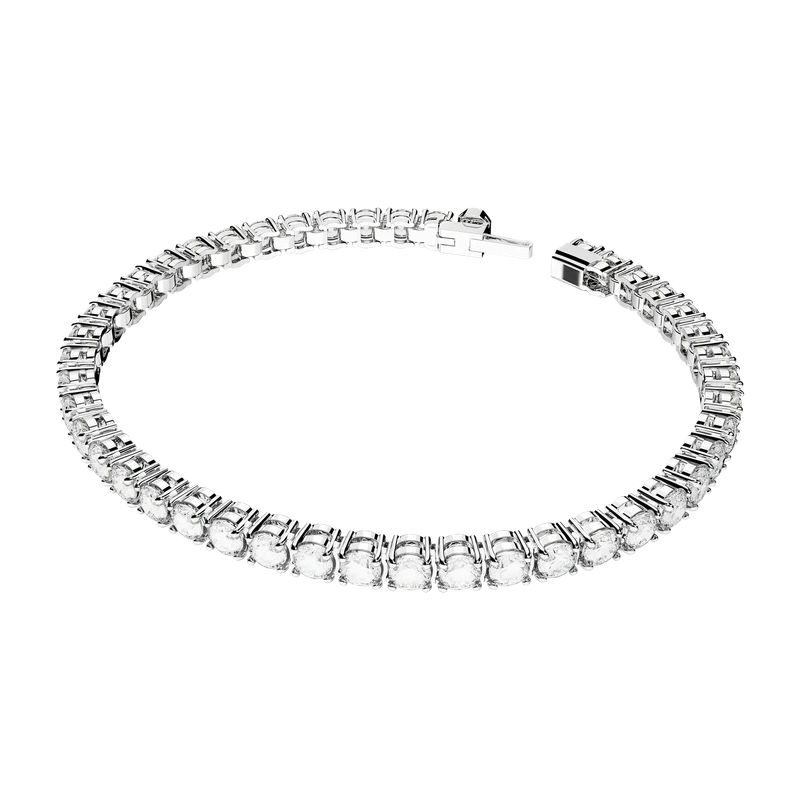 Matrix Tennis Bracelet White Rhodium 16.5 cm