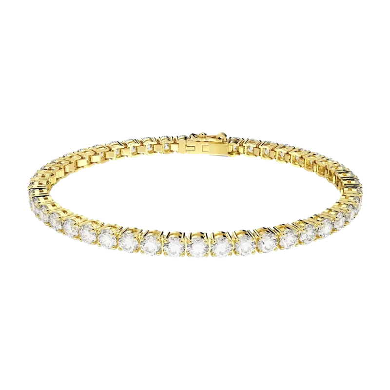 Matrix Tennis Bracelet White Gold 17.5 cm