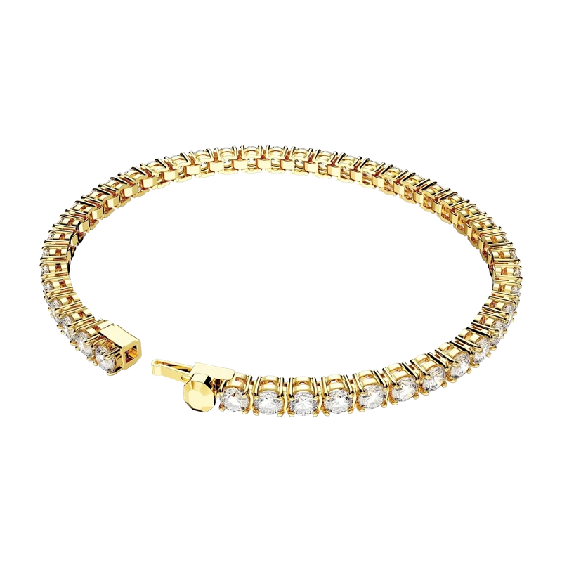 Matrix Tennis Bracelet White Gold 15.5 cm