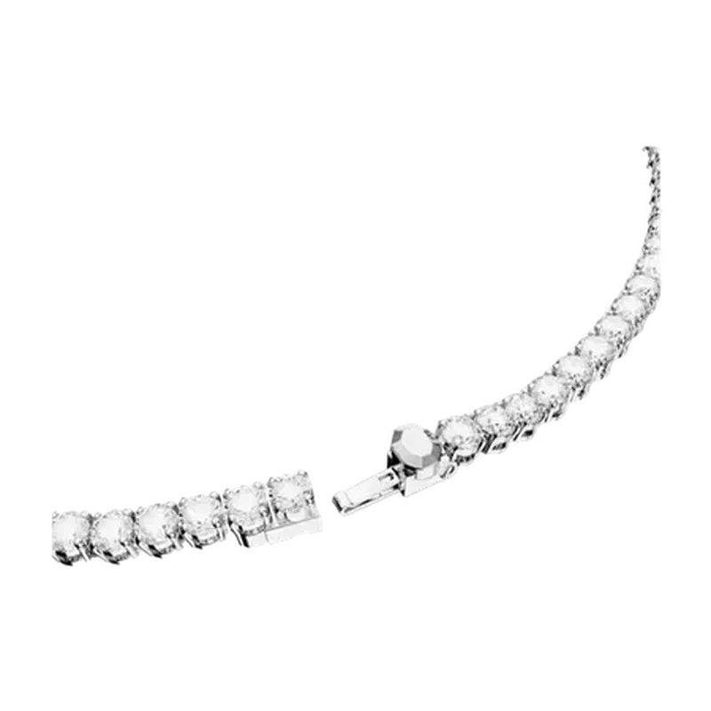 Matrix Tennis Necklace White Rhodium 50 cm