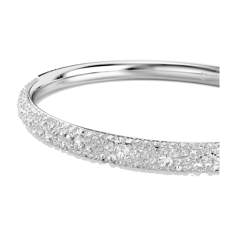 Sublima Bangle Snow Pavé White Rhodium 17.3 cm