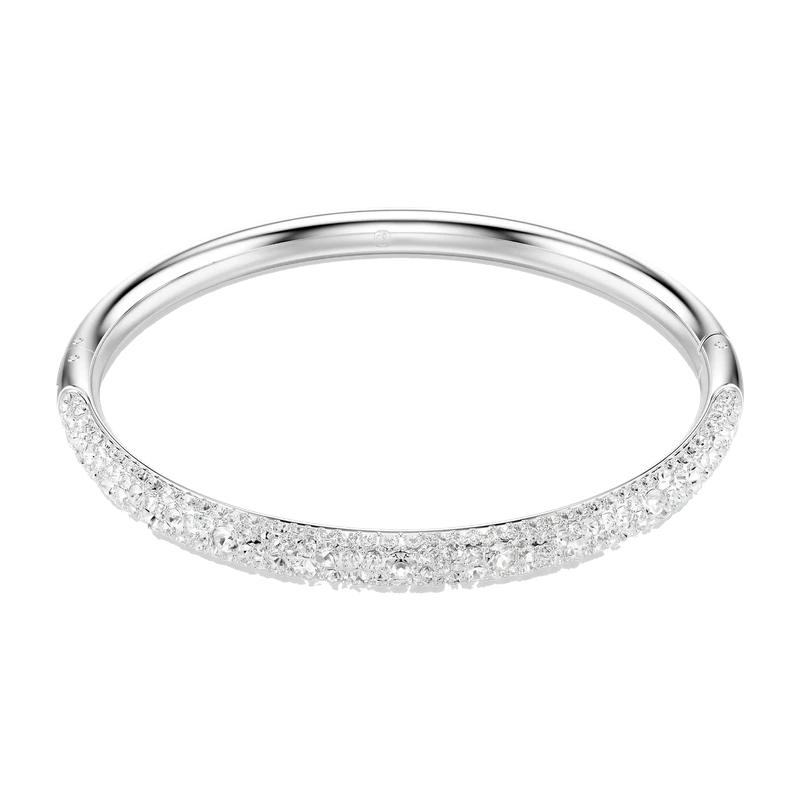 Sublima Bangle Snow Pavé White Rhodium 17.3 cm