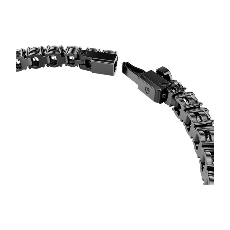 Matrix Tennis Bracelet Gray Ruthenium 17.5 cm