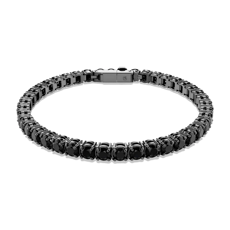 Matrix Tennis Bracelet Black Ruthenium 19 cm
