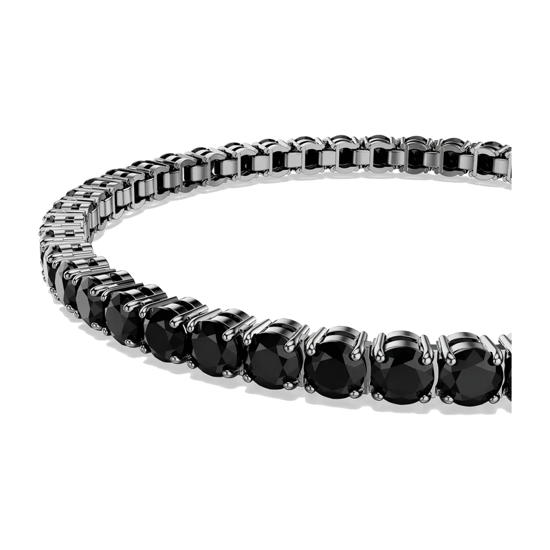 Matrix Tennis Bracelet Black Ruthenium 19 cm