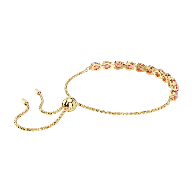 Matrix Bracelet Pear Cut Pink Gold