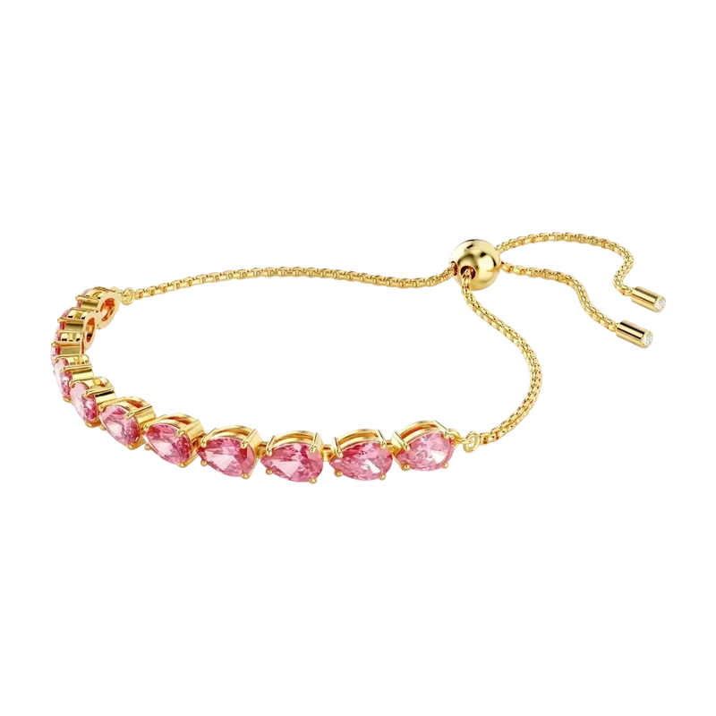 Matrix Bracelet Pear Cut Pink Gold