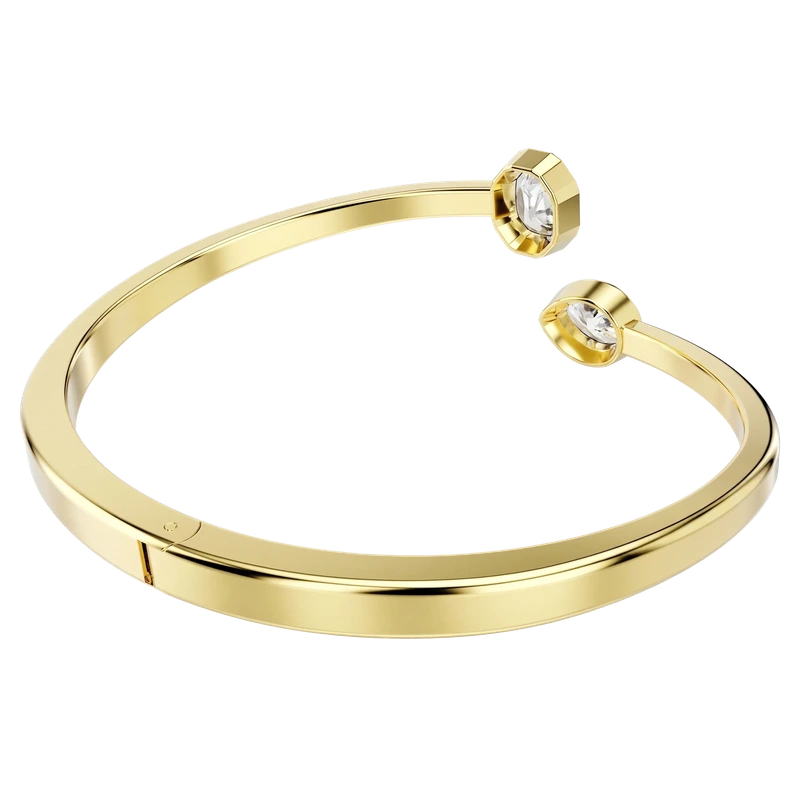 Imber Bangle Mixed Cuts White Gold 15.5 cm
