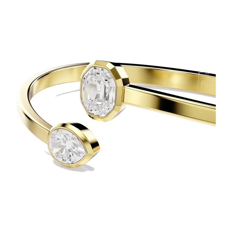 Imber Bangle Mixed Cuts White Gold 16.6 cm