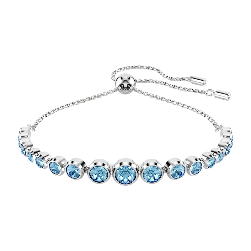 Imber Bracelet Mixed Round Cuts Blue Rhodium