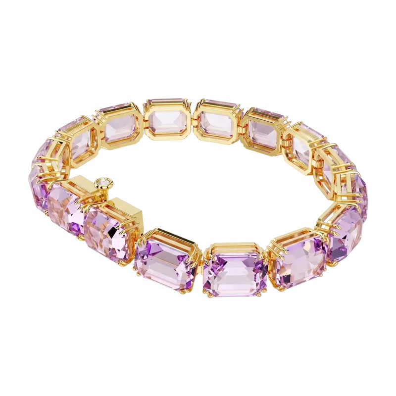 Millenia Bracelet Octagon Cut Purple Gold