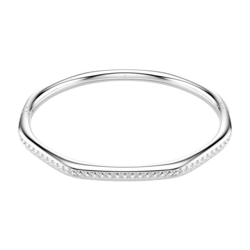 Dextera Bangle Octagon Shape White Rhodium 16.1 cm