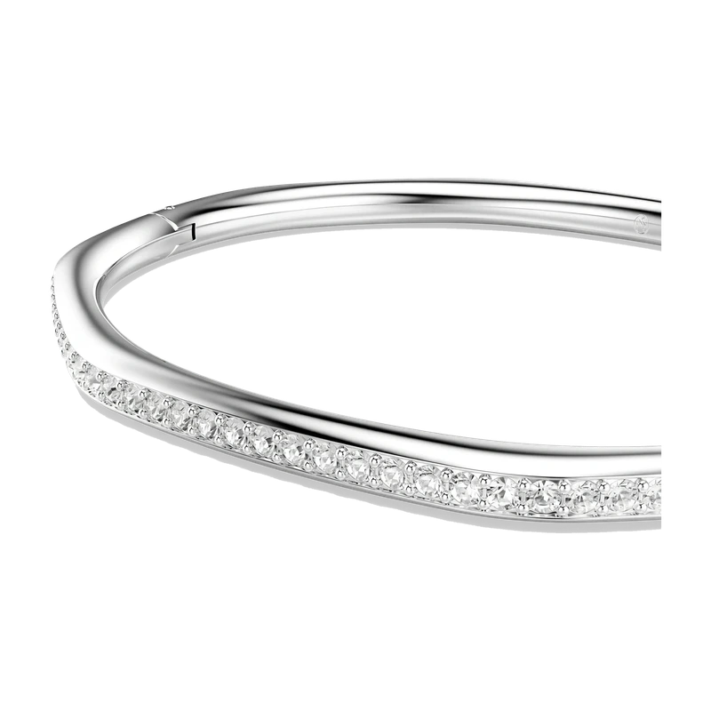 Dextera Bangle Octagon Shape White Rhodium 18.3 cm