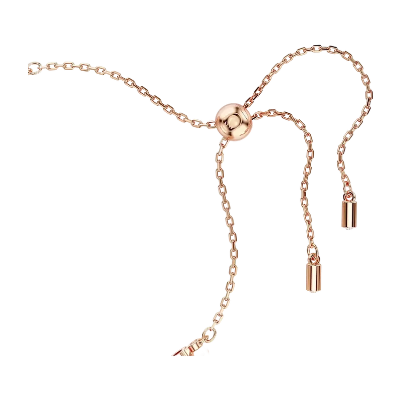 Matrix Bracelet Crystal Pearl Round Cuts White Rose Gold