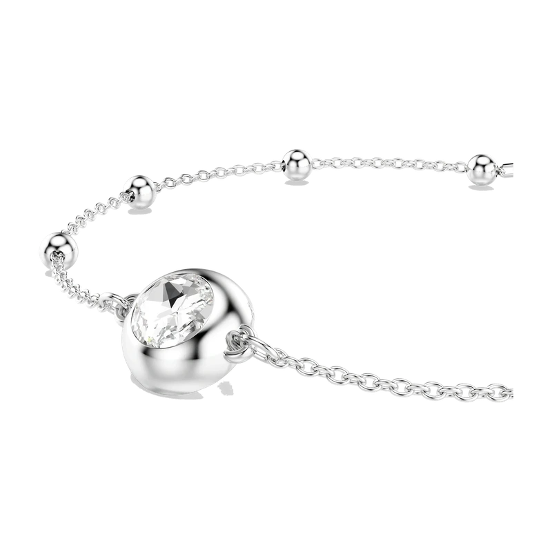 Una Angelic Bracelet Round Cut White Rhodium 24 cm