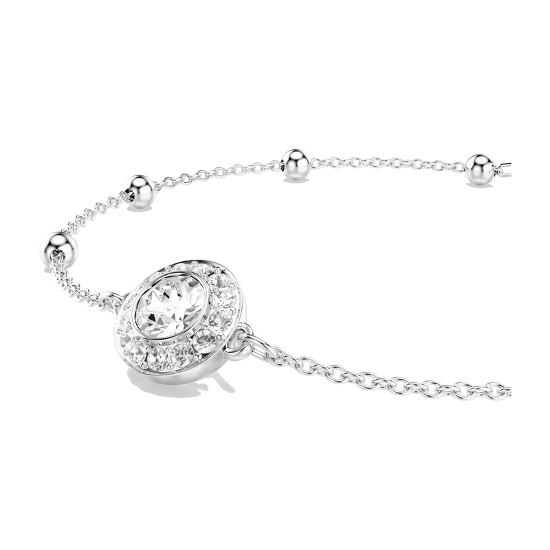 Una Angelic Bracelet Round Cut White Rhodium 24 cm