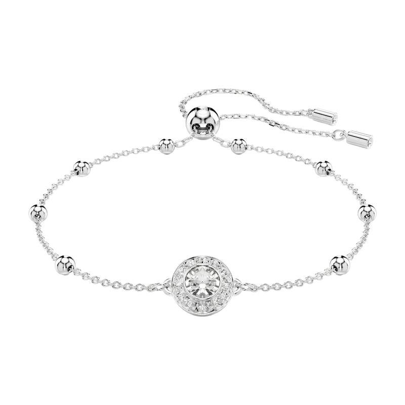 Una Angelic Bracelet Round Cut White Rhodium 24 cm