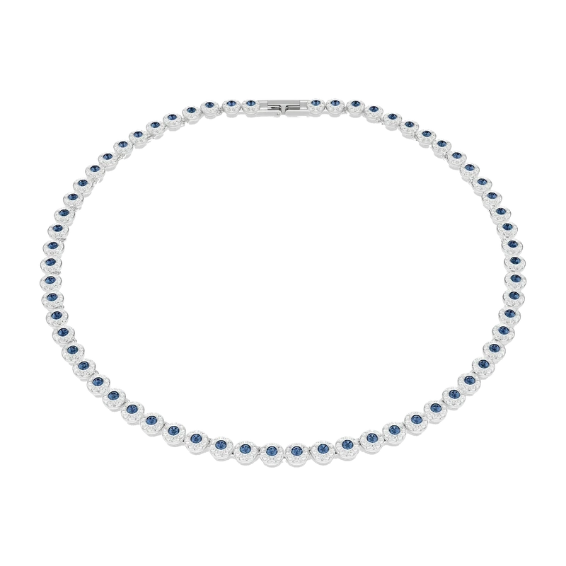 Una Angelic Necklace Blue Rhodium