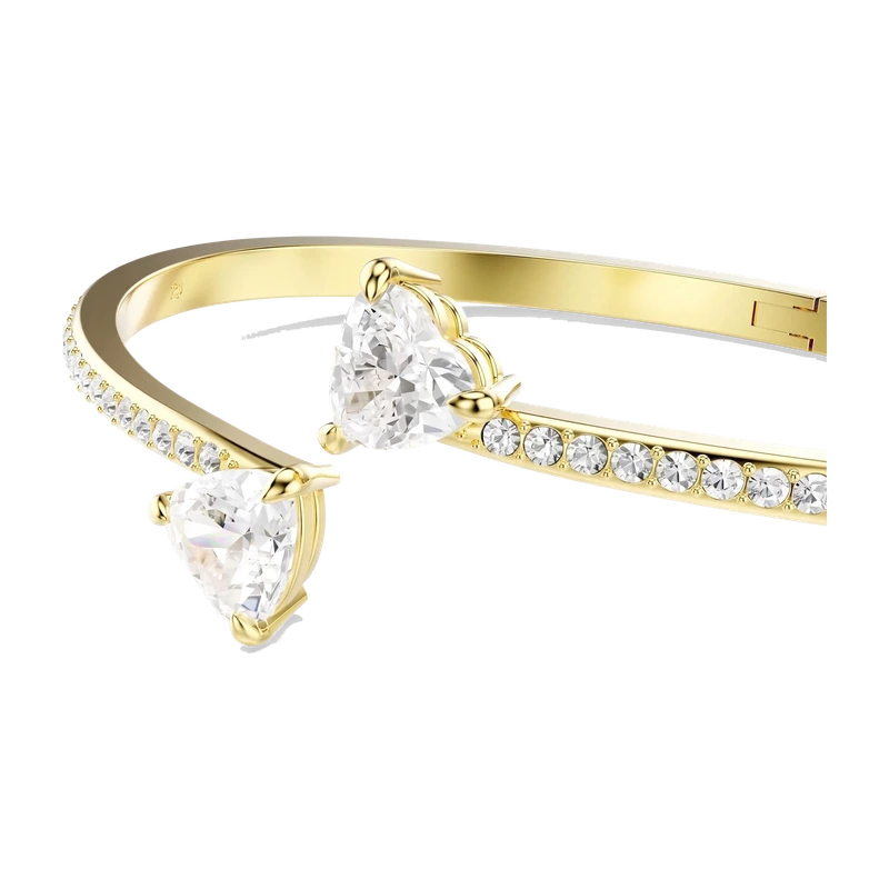 Mesmera Bangle Heart White Gold 17.3 cm