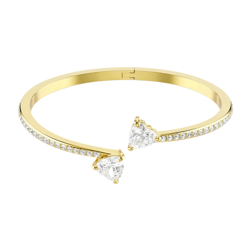 Mesmera Bangle Heart White Gold 17.3 cm