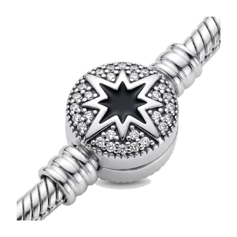 North Star Clasp Snake Chain Bracelet 16 cm