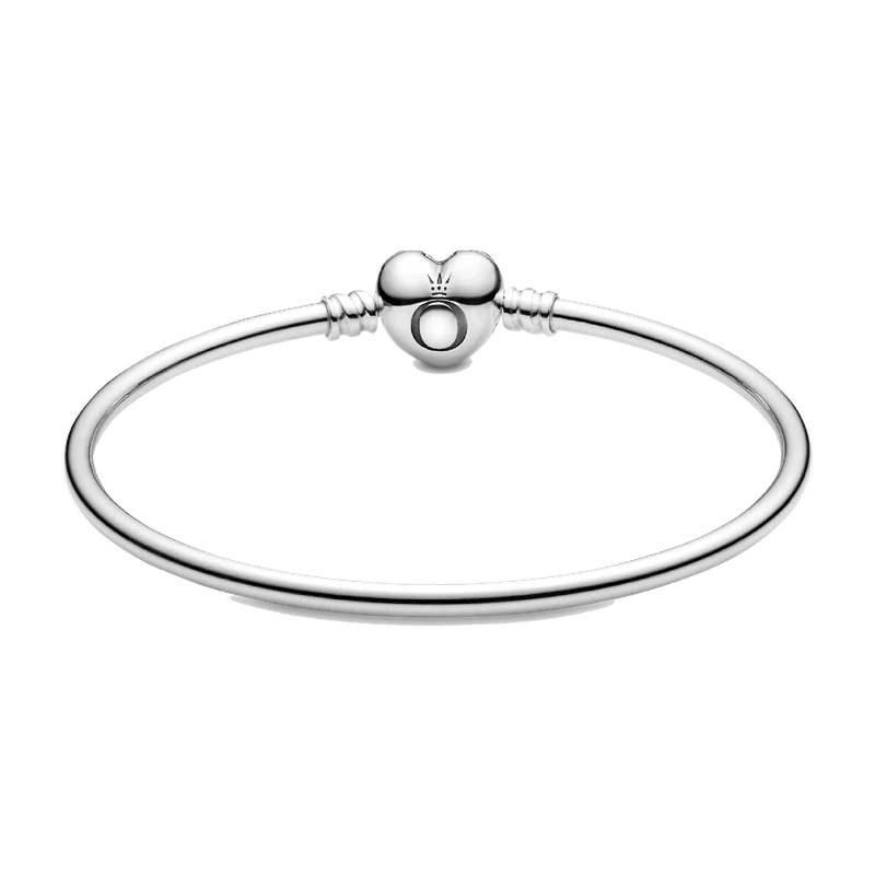 Moments Heart Clasp Bangle