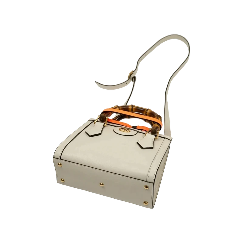Diana Mini Tote Bag White