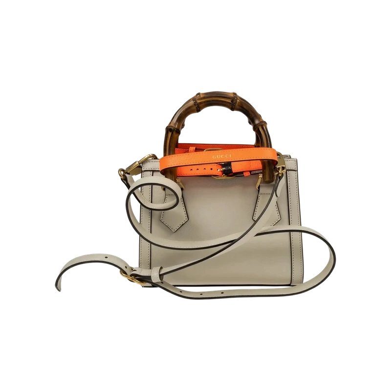 Diana Mini Tote Bag White