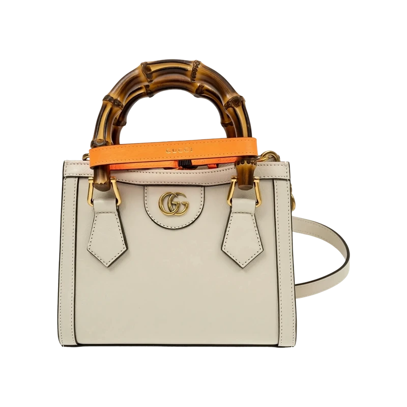 Diana Mini Tote Bag White