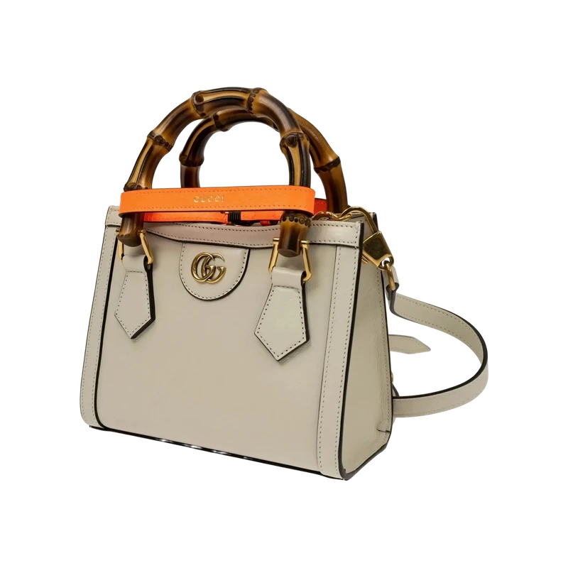 Diana Mini Tote Bag White