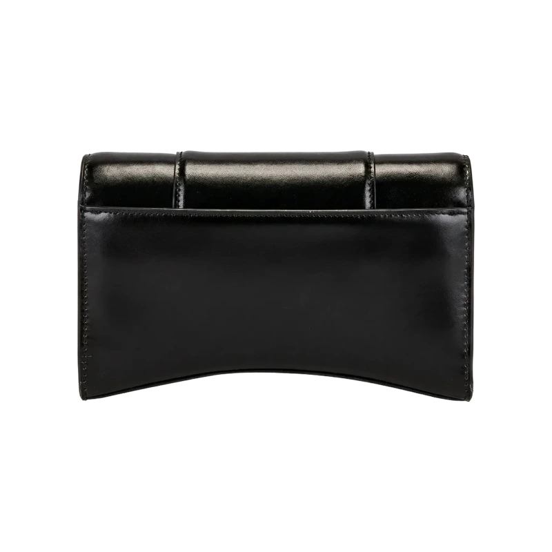 Hourglass Wallet With Chain Stainless Steel