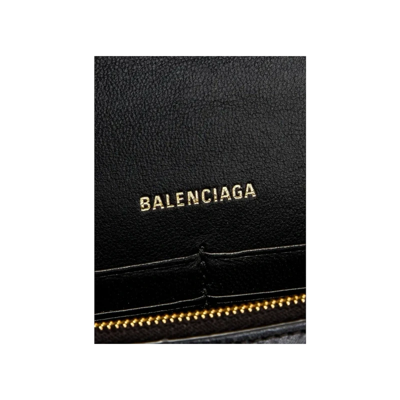 Hourglass Wallet With Chain Stainless Steel