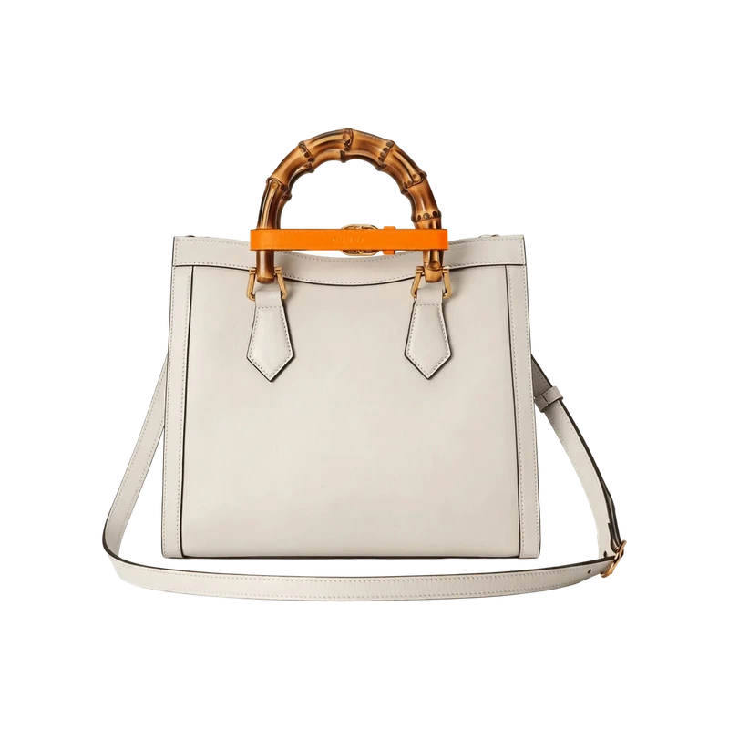 Diana Small Tote Bag White