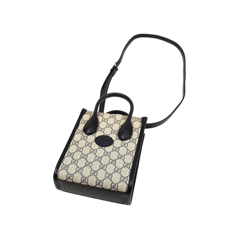 Mini Tote Bag with Interlocking G