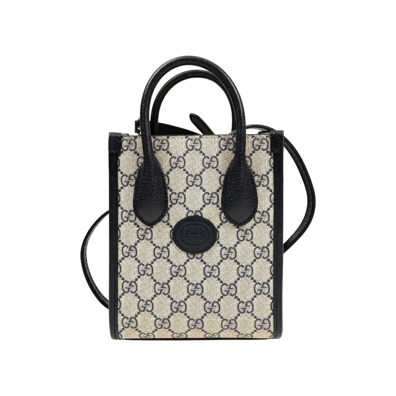 Mini Tote Bag with Interlocking G