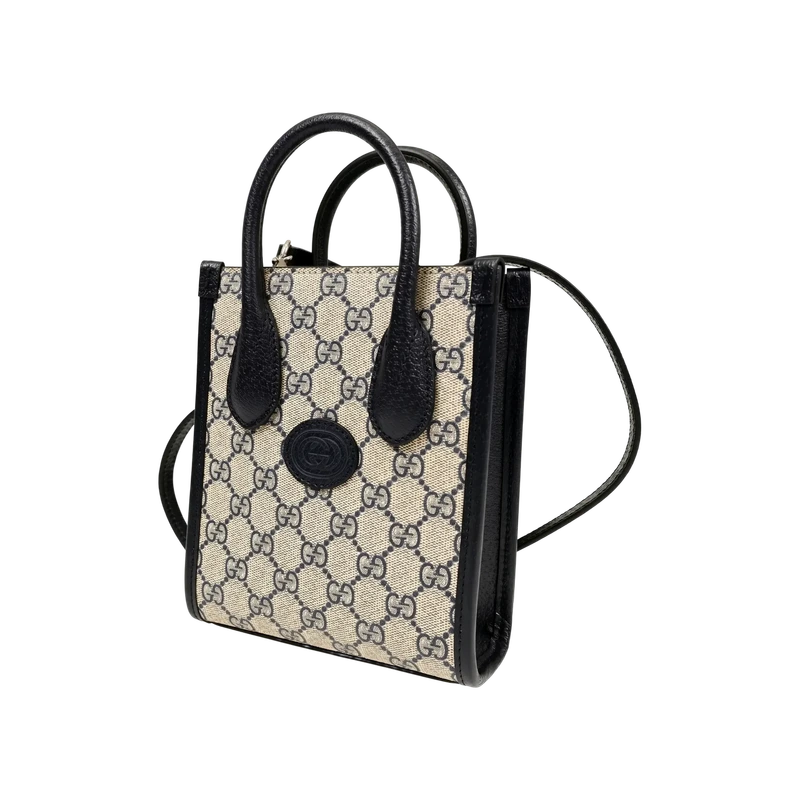 Mini Tote Bag with Interlocking G