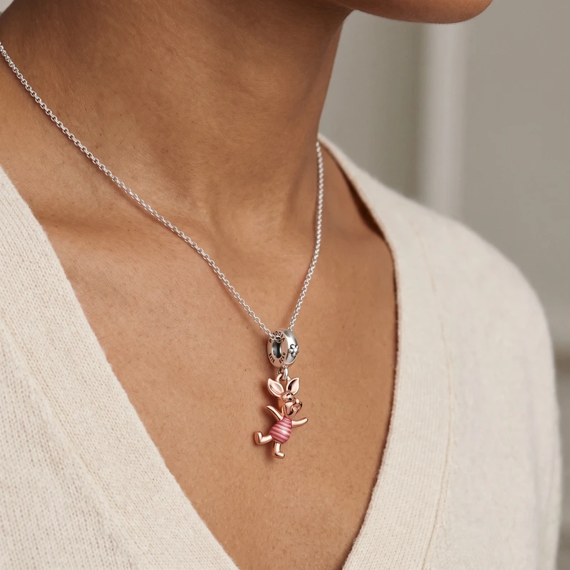 Disney Winnie the Pooh Piglet Dangle Charm