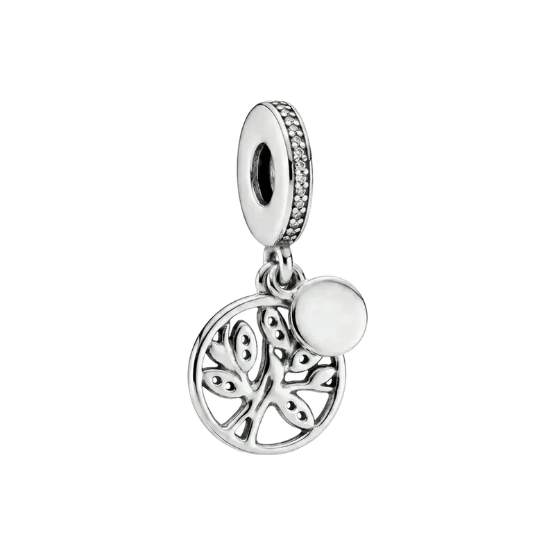 Sparkling Family Tree Dangle Charm