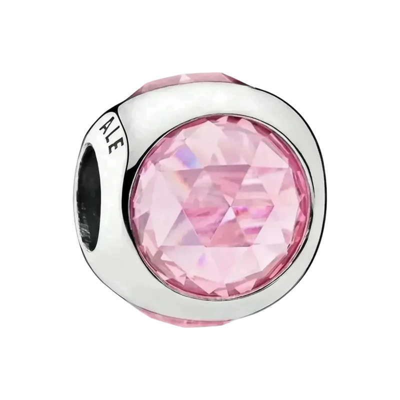 Pink Radiant Droplet Charm