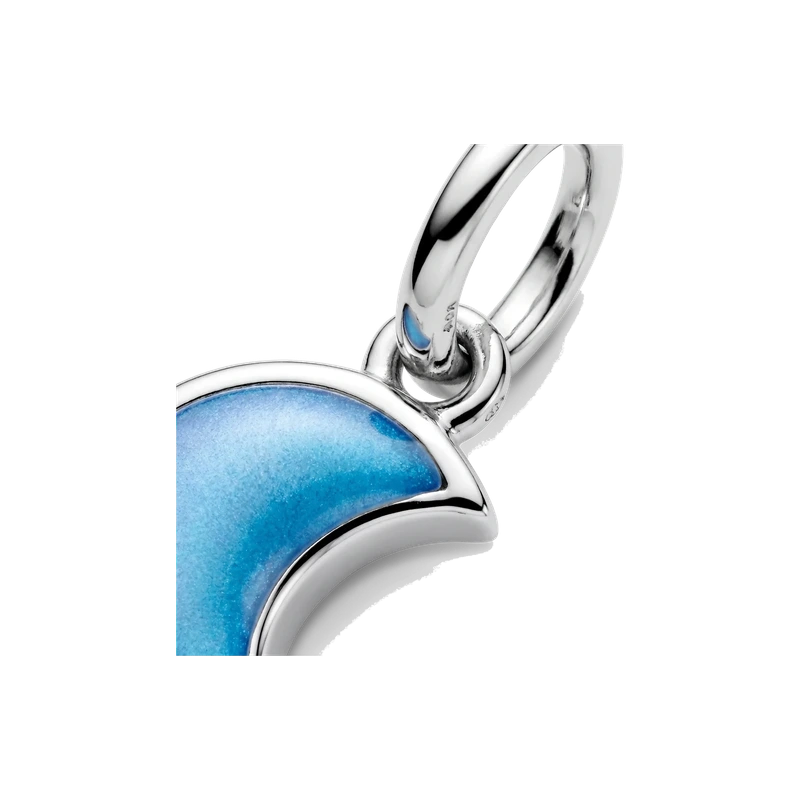 Crescent Moon Double Dangle Charm
