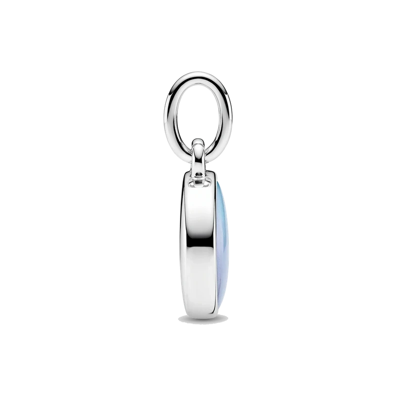 Crescent Moon Double Dangle Charm