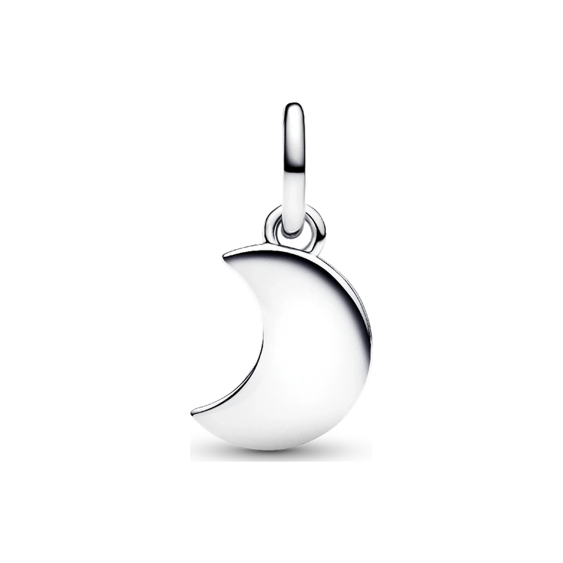 Crescent Moon Double Dangle Charm
