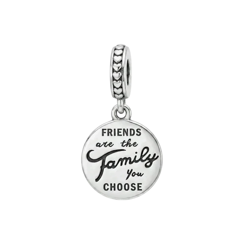 Friends Are Family Dangle Charm