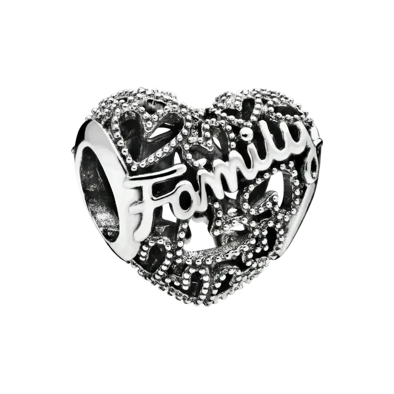 Family Heart Charm