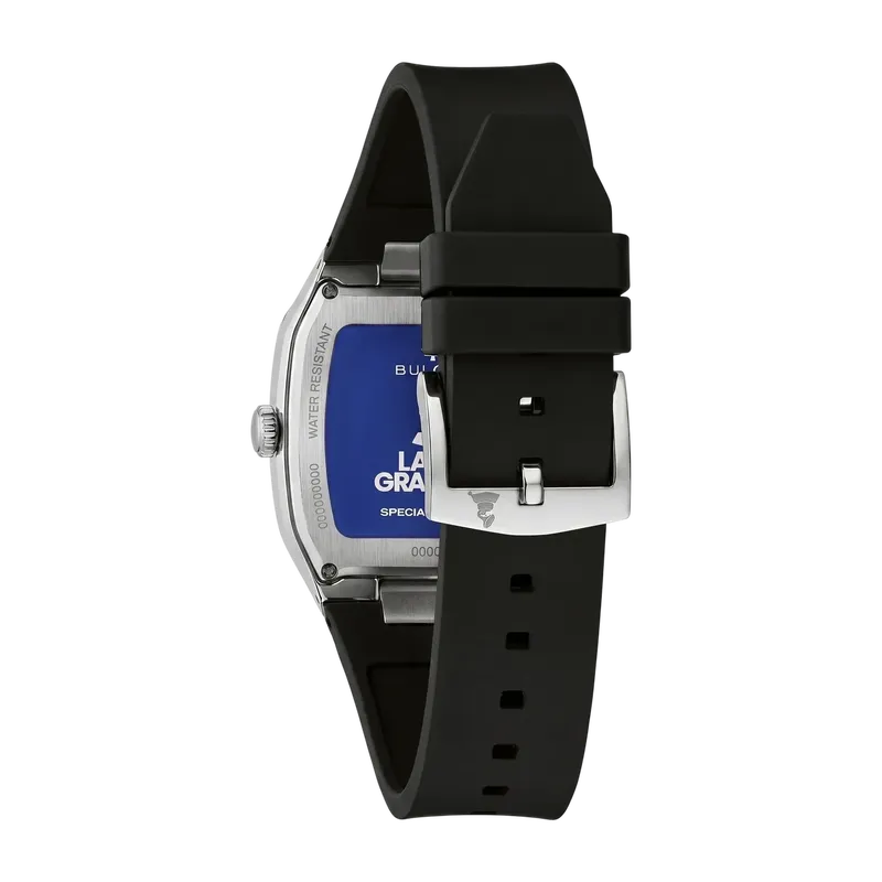 Millennia Silver Rubber 35mm Quartz Watch
